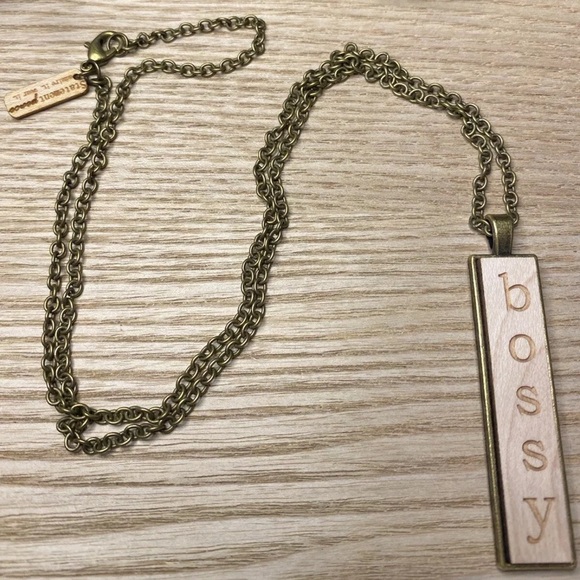 HANDMADE Necklace Artisan BOSSY Wood Pendant BOHO Statement Organic Eco Friendly - Picture 4 of 5